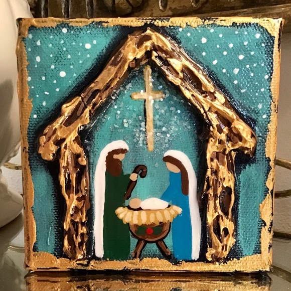 D.Gordon Art Other - 🔴NATIVITY PAINTING🔴🔴